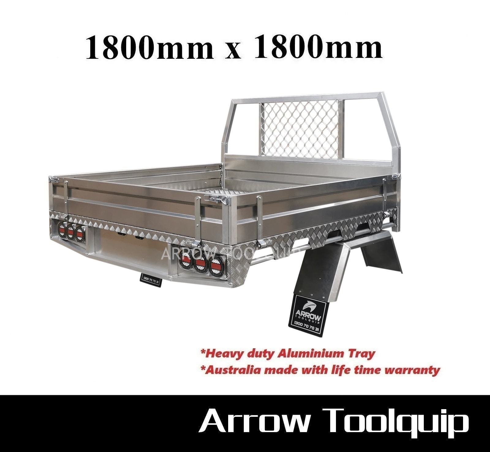 ARROW TRAYS 4 ATBUT2019180180BS Aluminium Ute Toolboxes