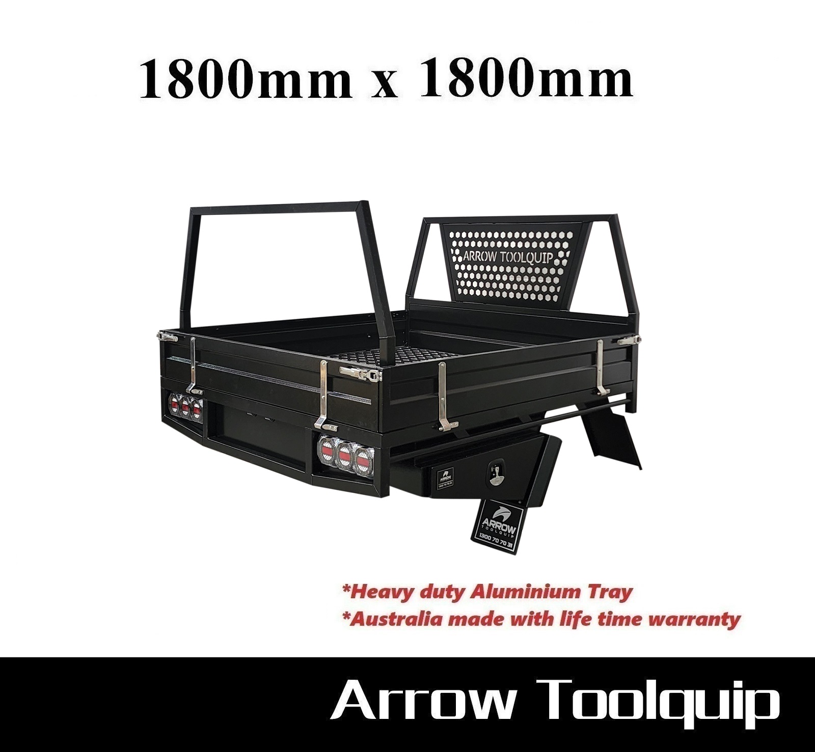 ALUMINIUM UTE TRAY 3 ATBA180180BSRB