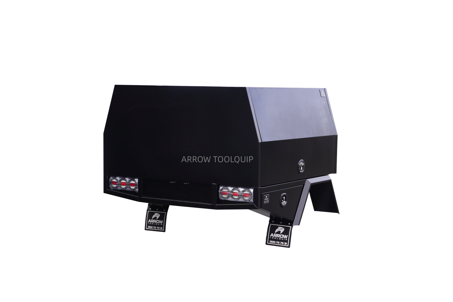 aluminium canopy 1650mm 2 door black