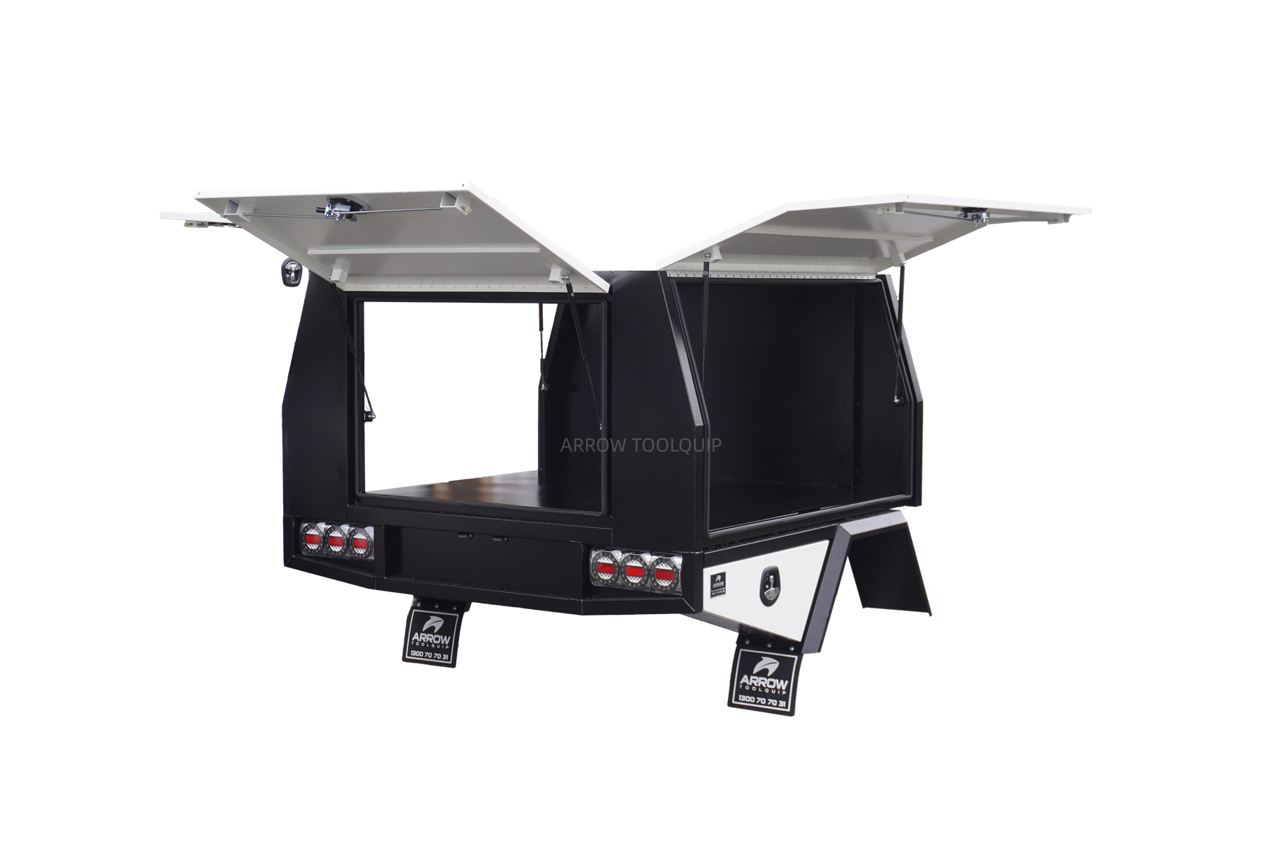 dual cab ute tray canopy service body