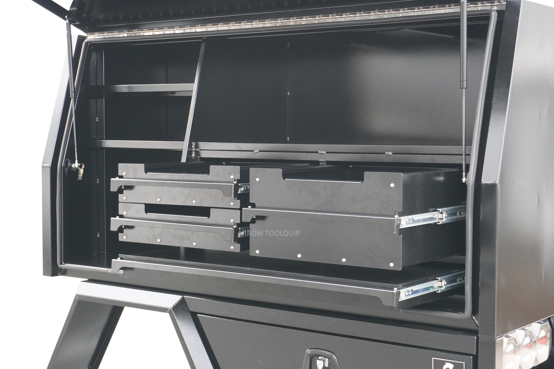 aluminium service body black