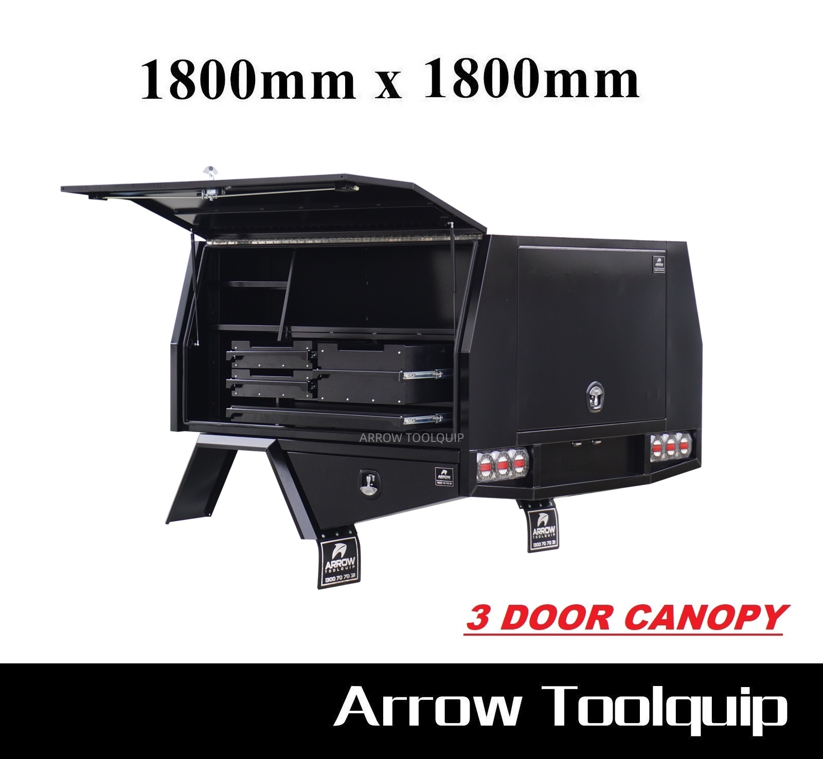aluminium ute tray service body toolbox