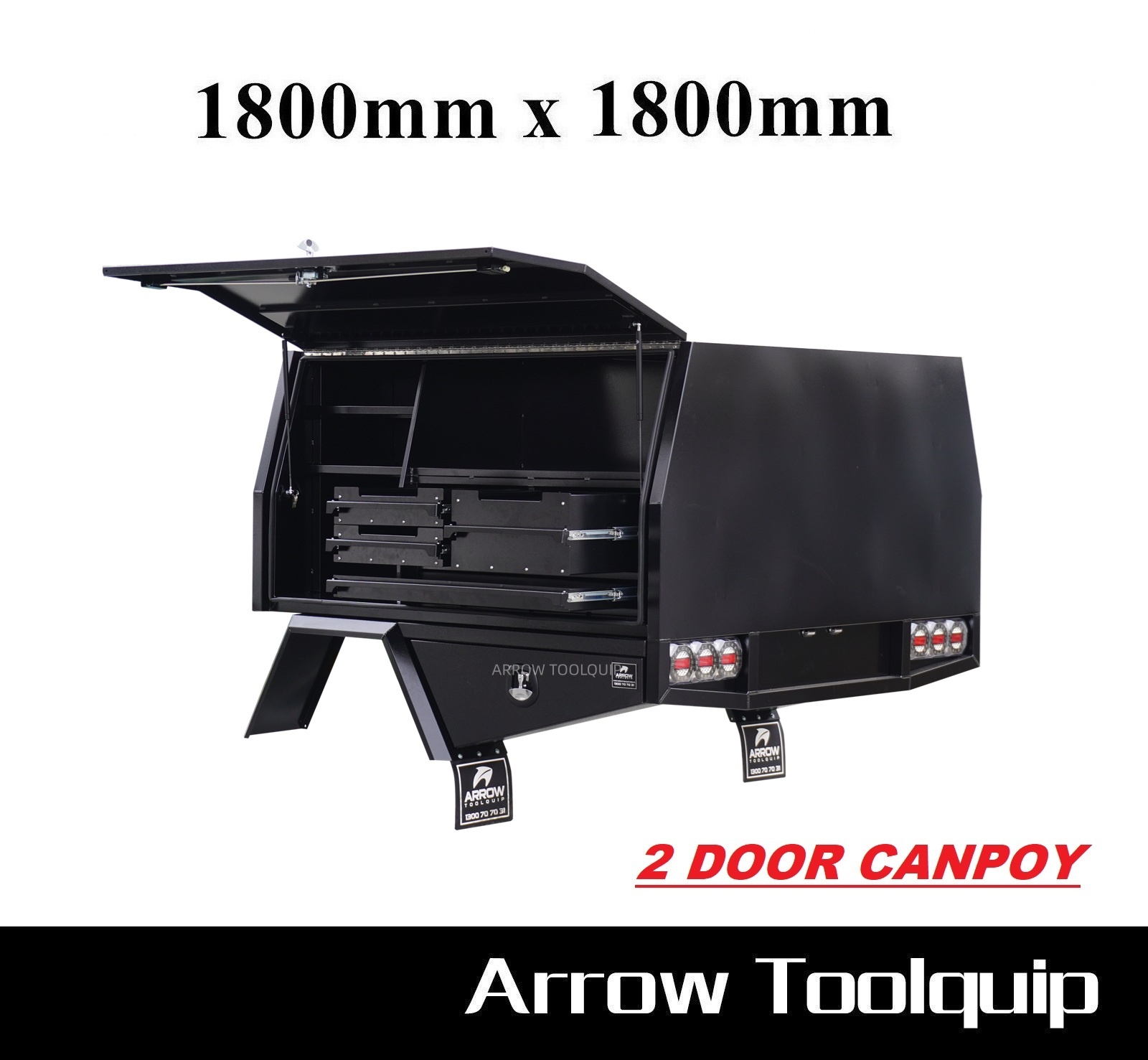 service body canopy toolbox