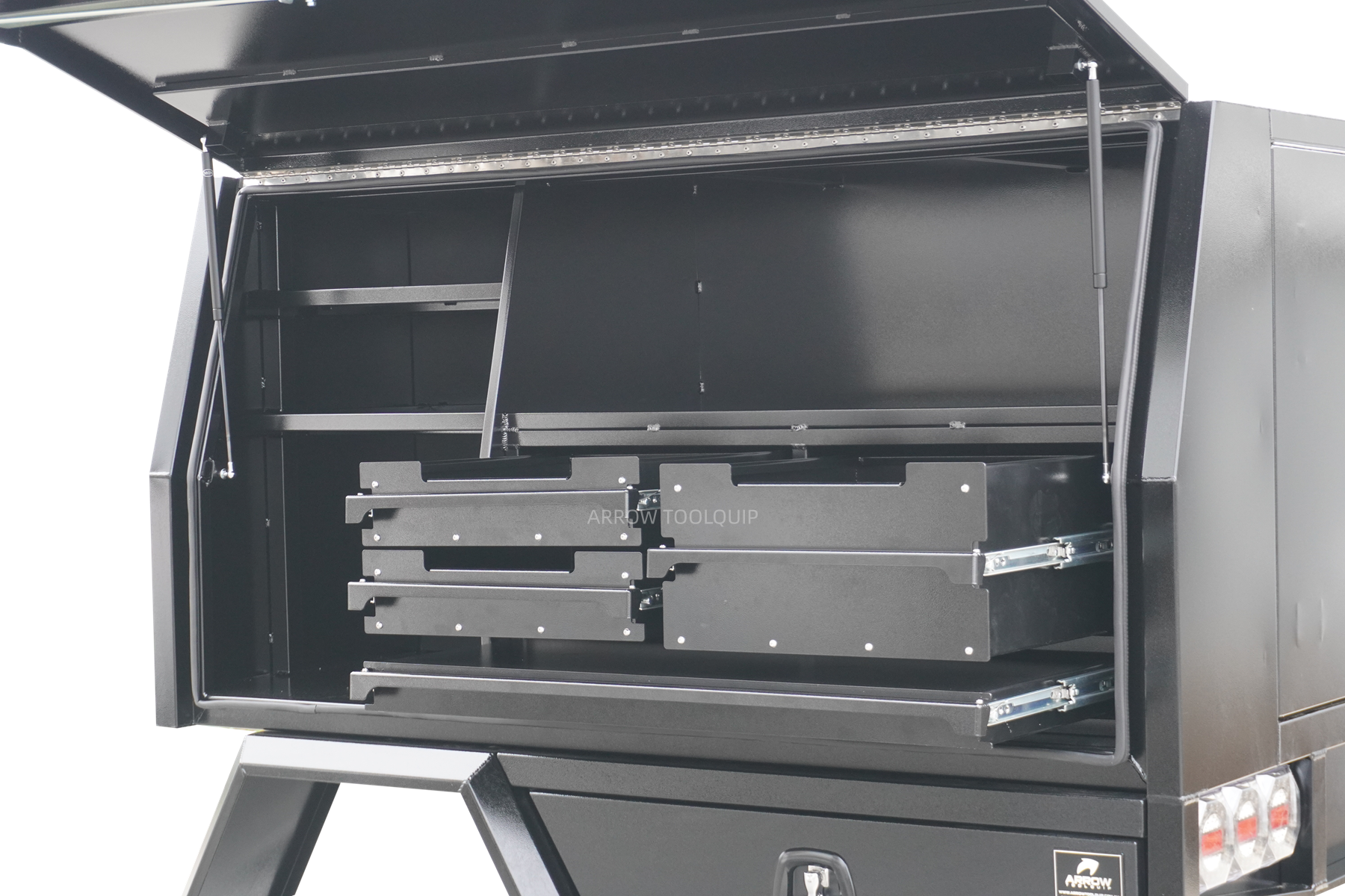 ute tray service body canopy black