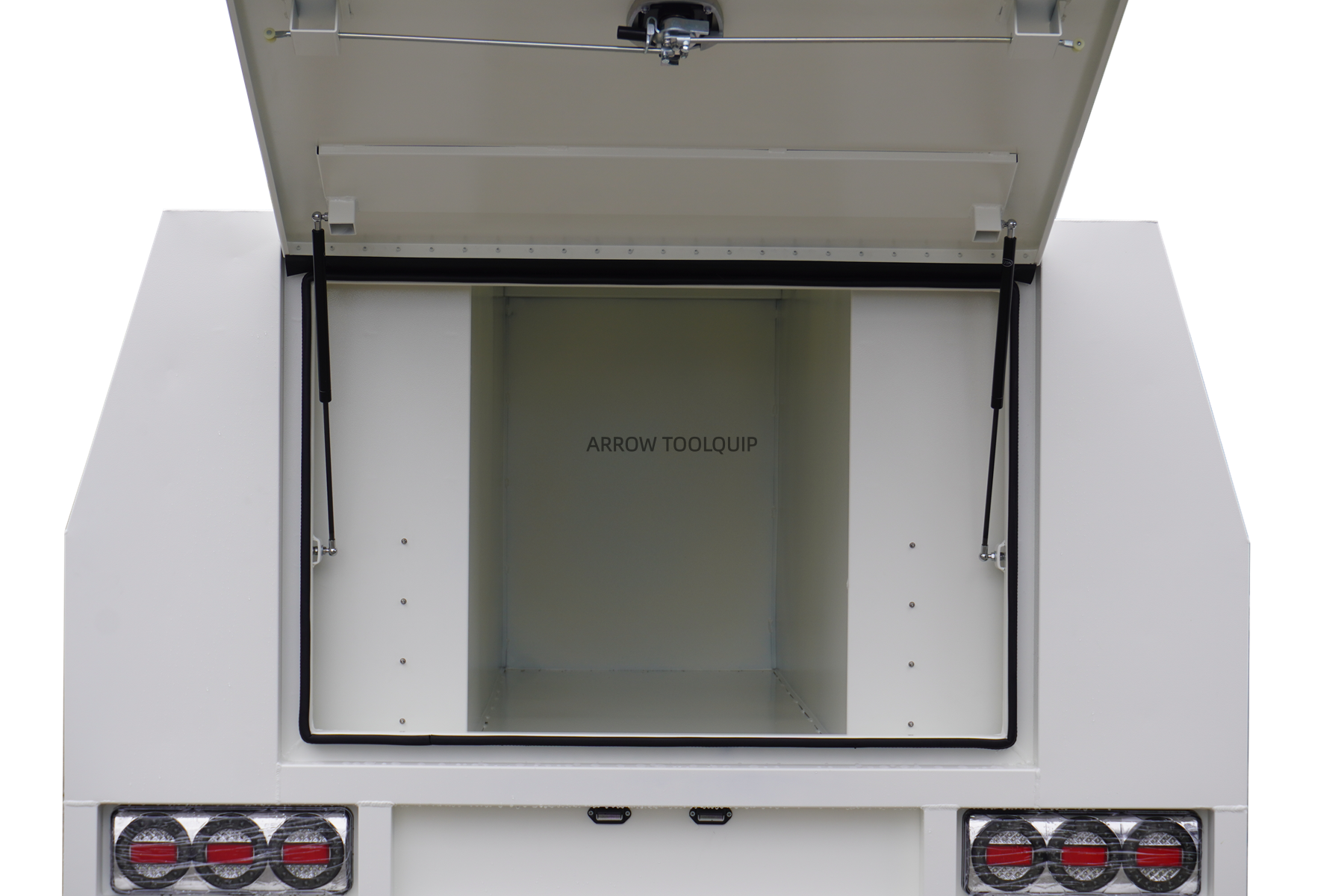 3 door white chassis mounting canopy
