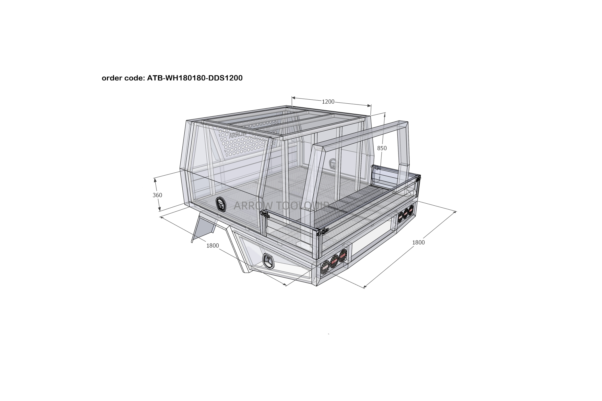 TRAY&1200CANOPY DRAWING