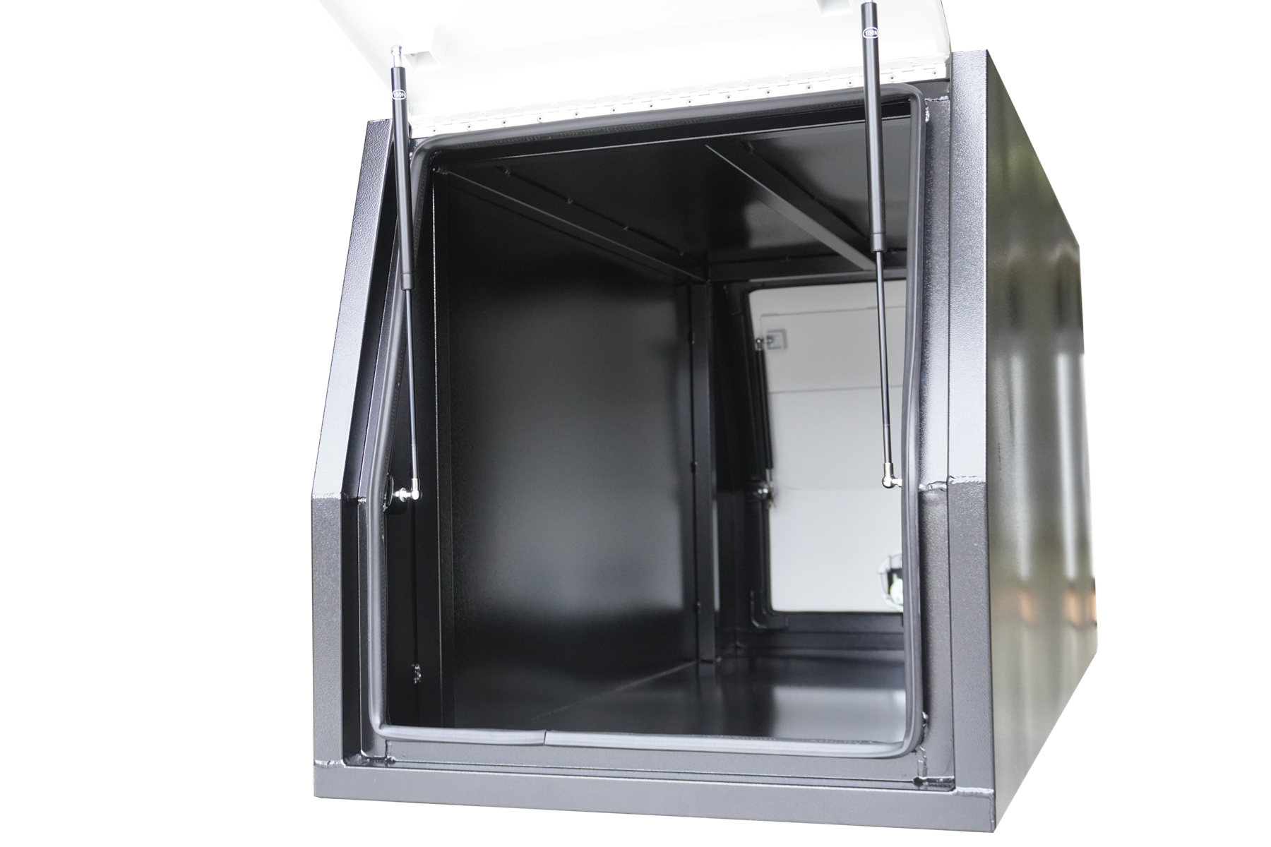 aluminium 800mm black canopy