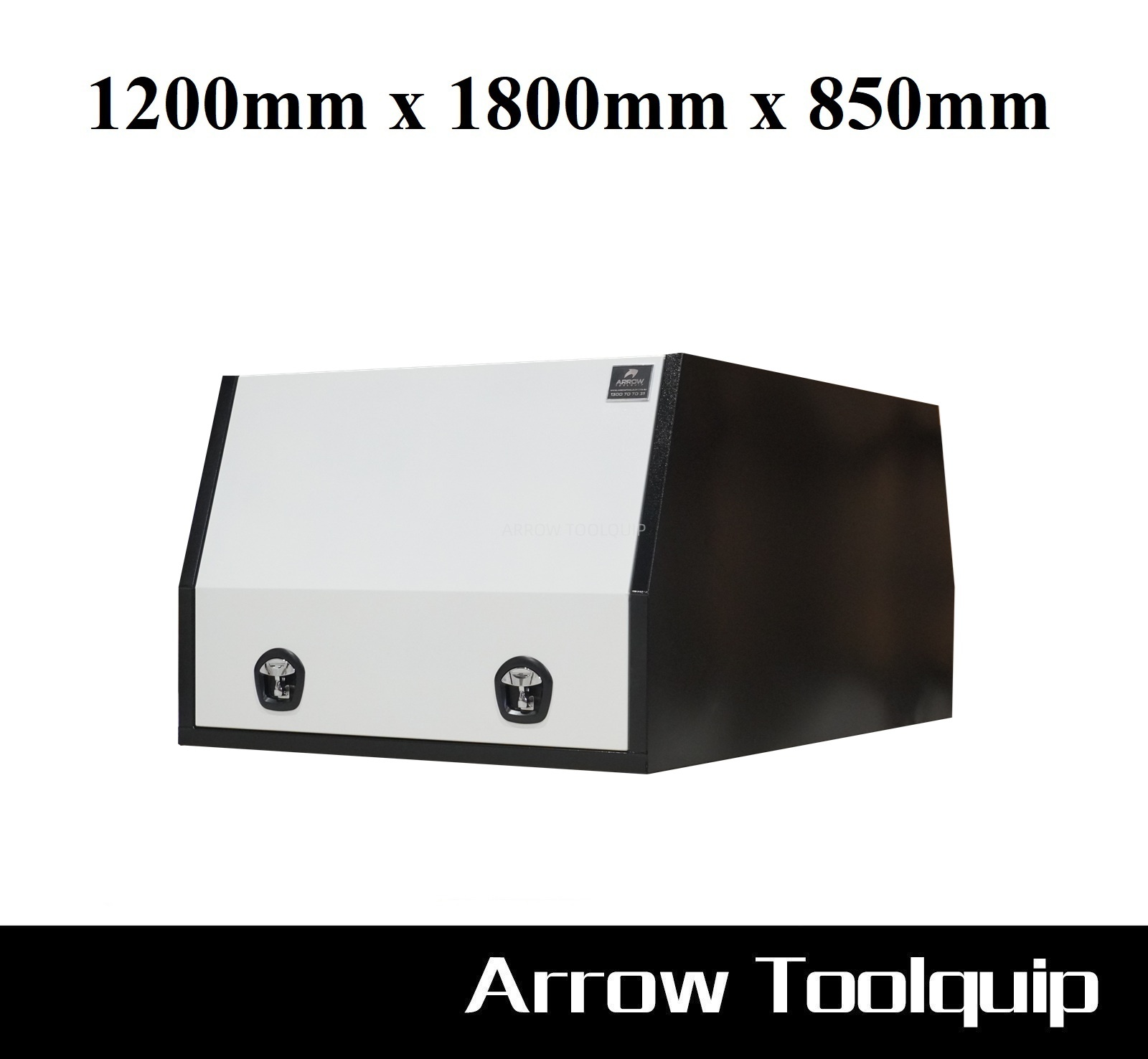 aluminium canopy 1200 black white