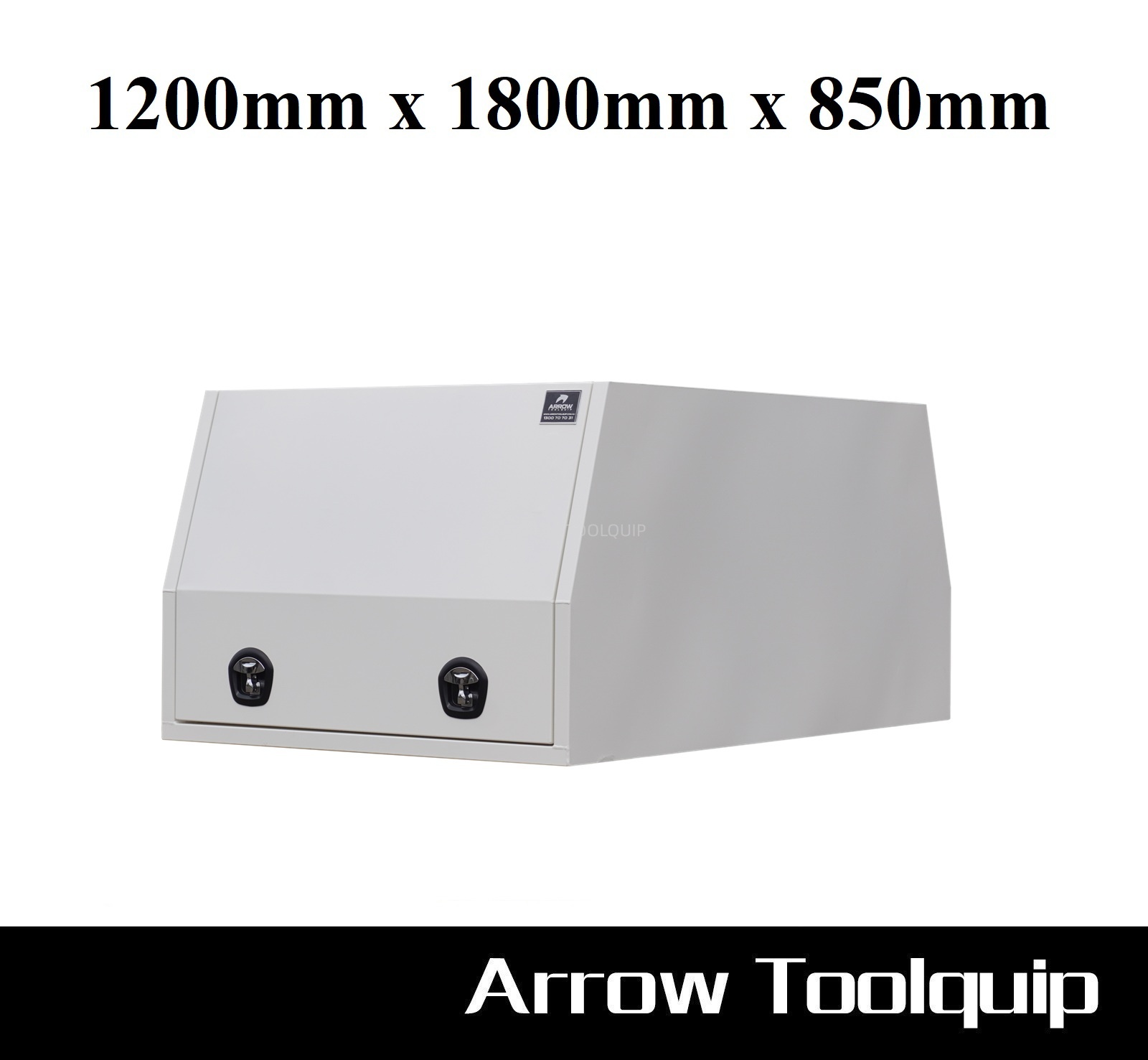 aluminium canopy 1200 white