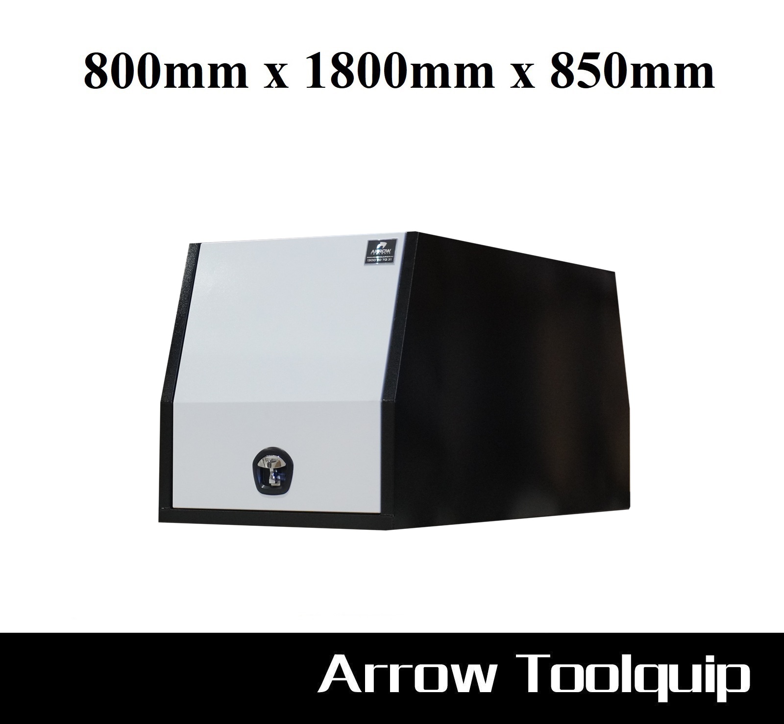 aluminium canopy 800mm black