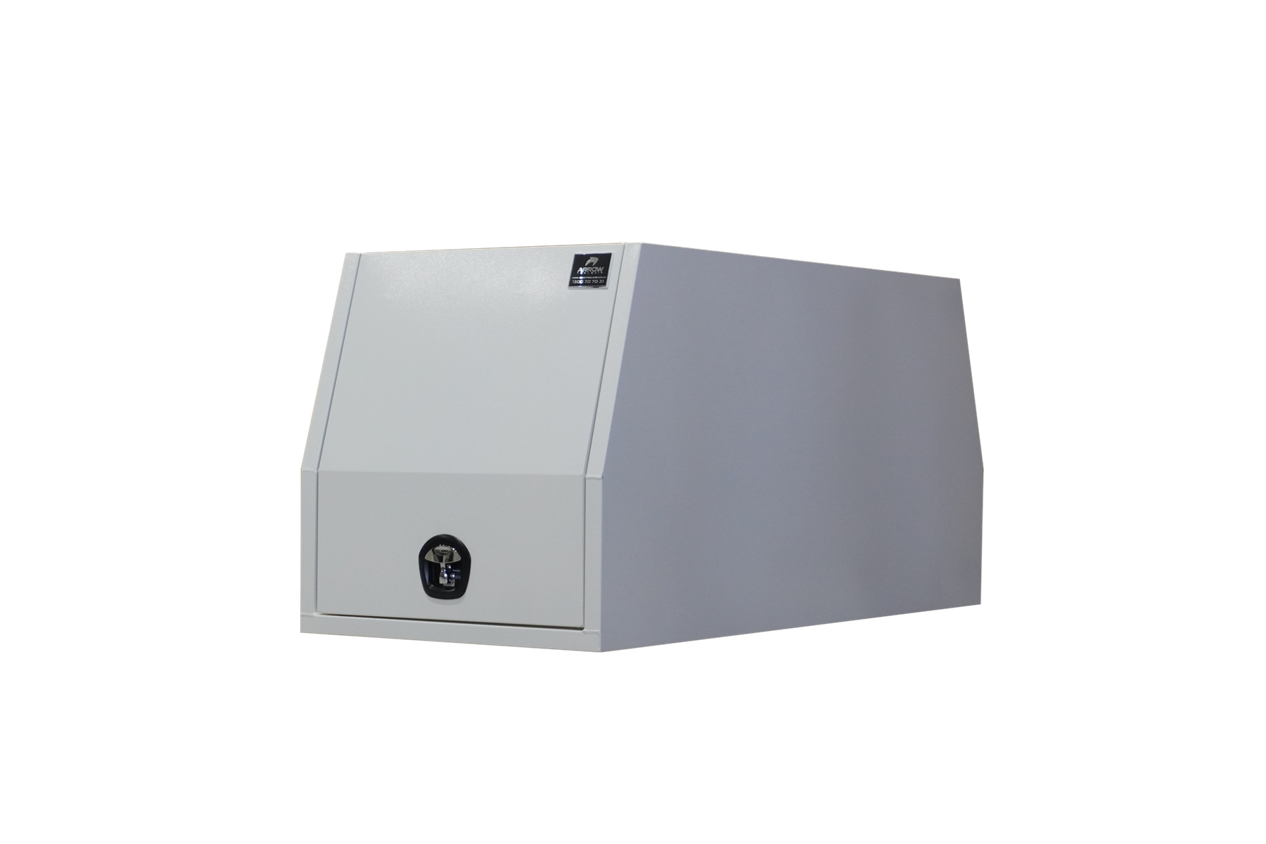 aluminium canopy 800mm white