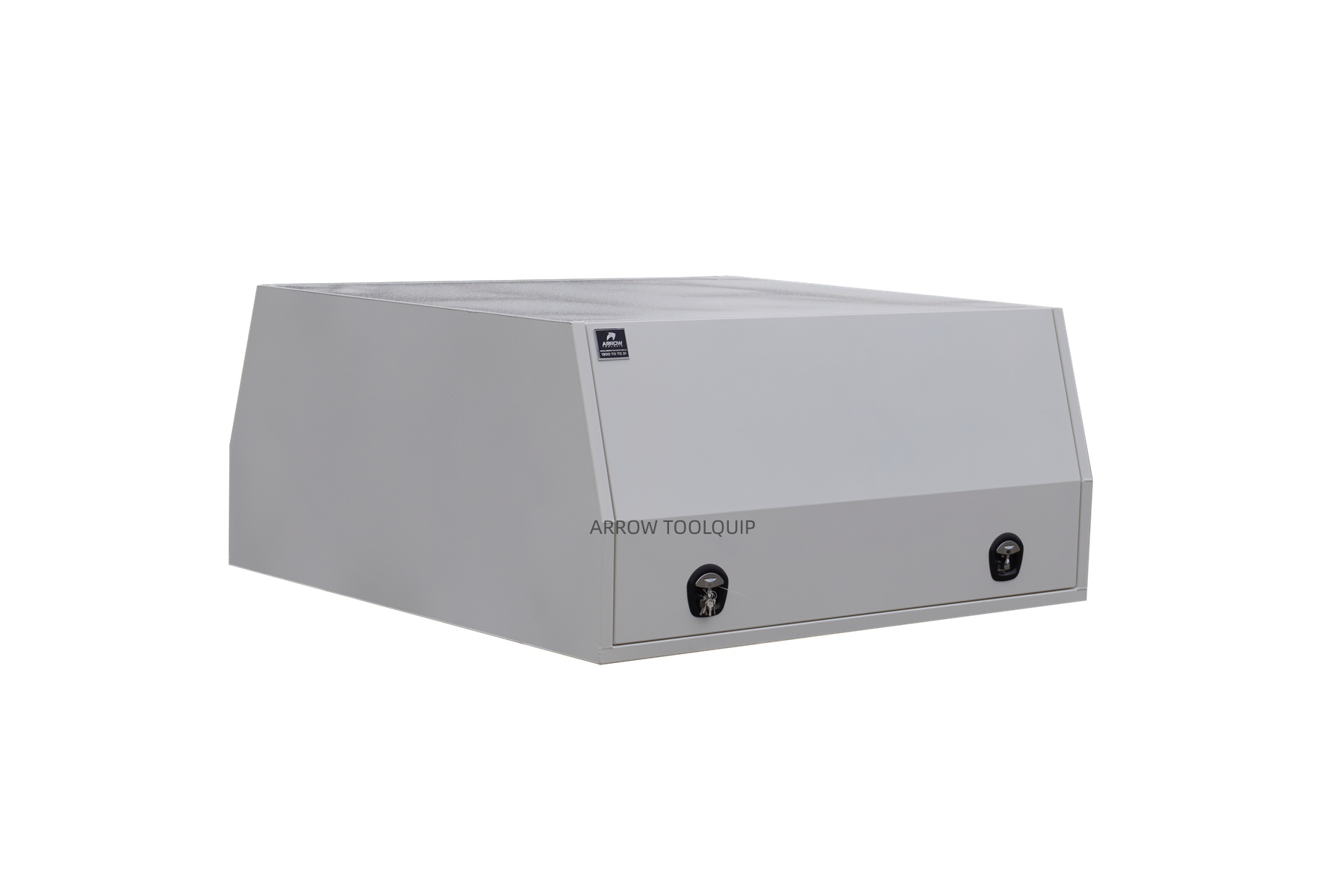 aluminium canopy toolbox white