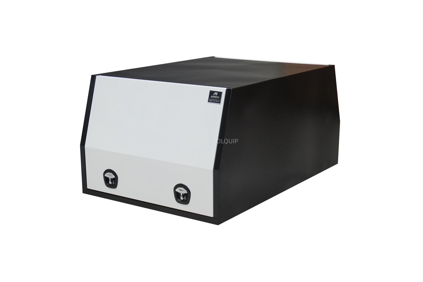 aluminium part tray canopy black white