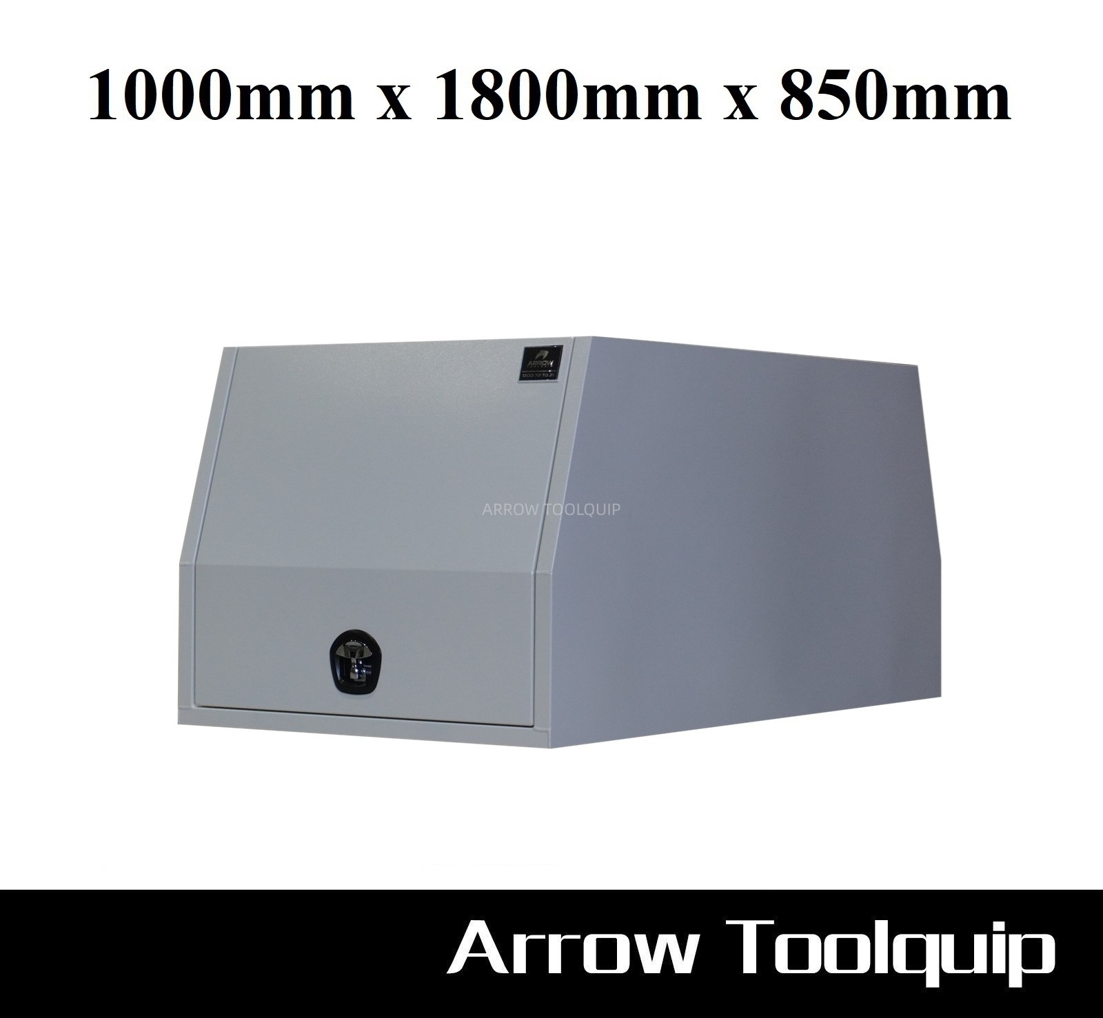 aluminium part tray toolbxo white