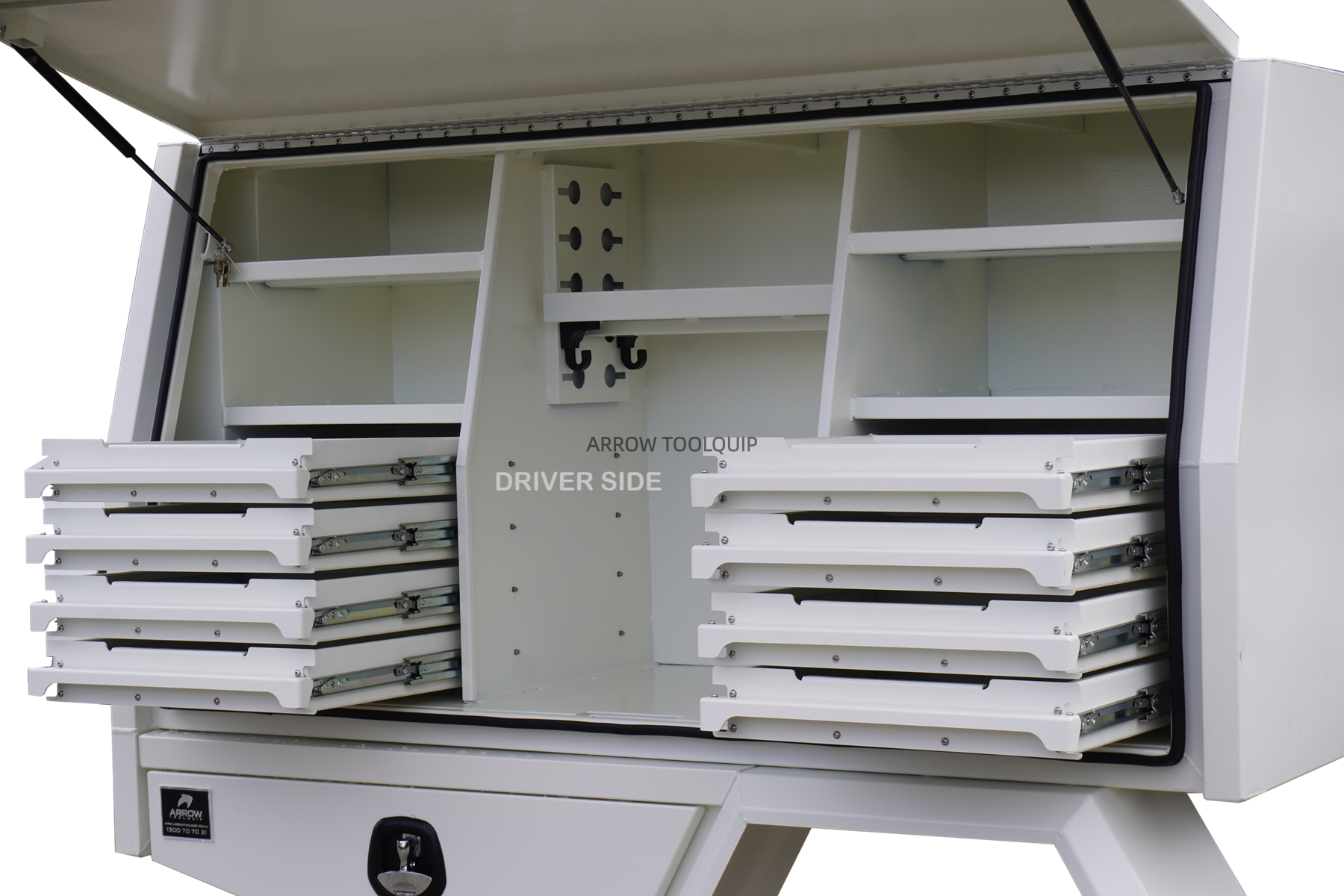 aluminium white ute tray canopy