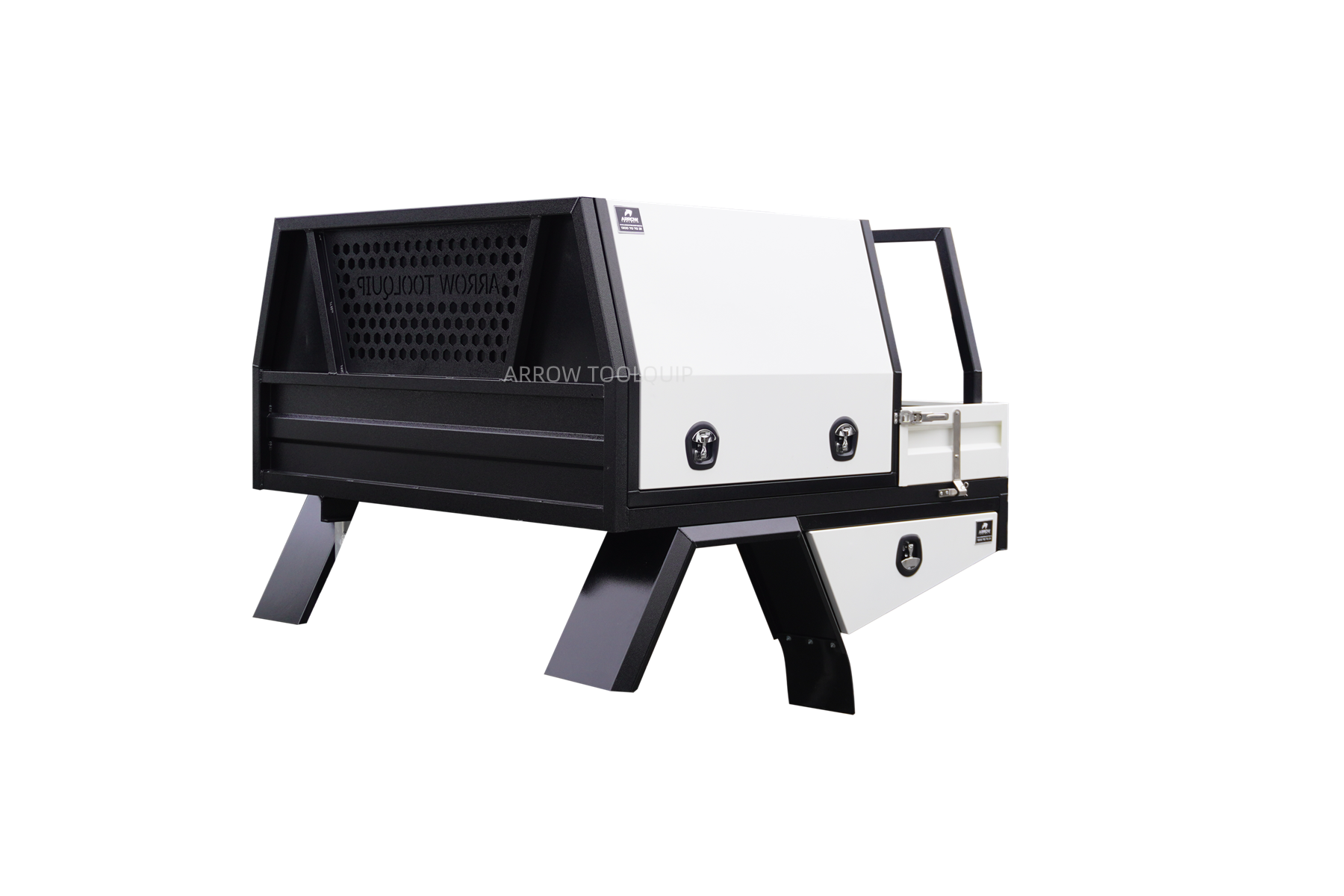black white heavy duty tray canopy