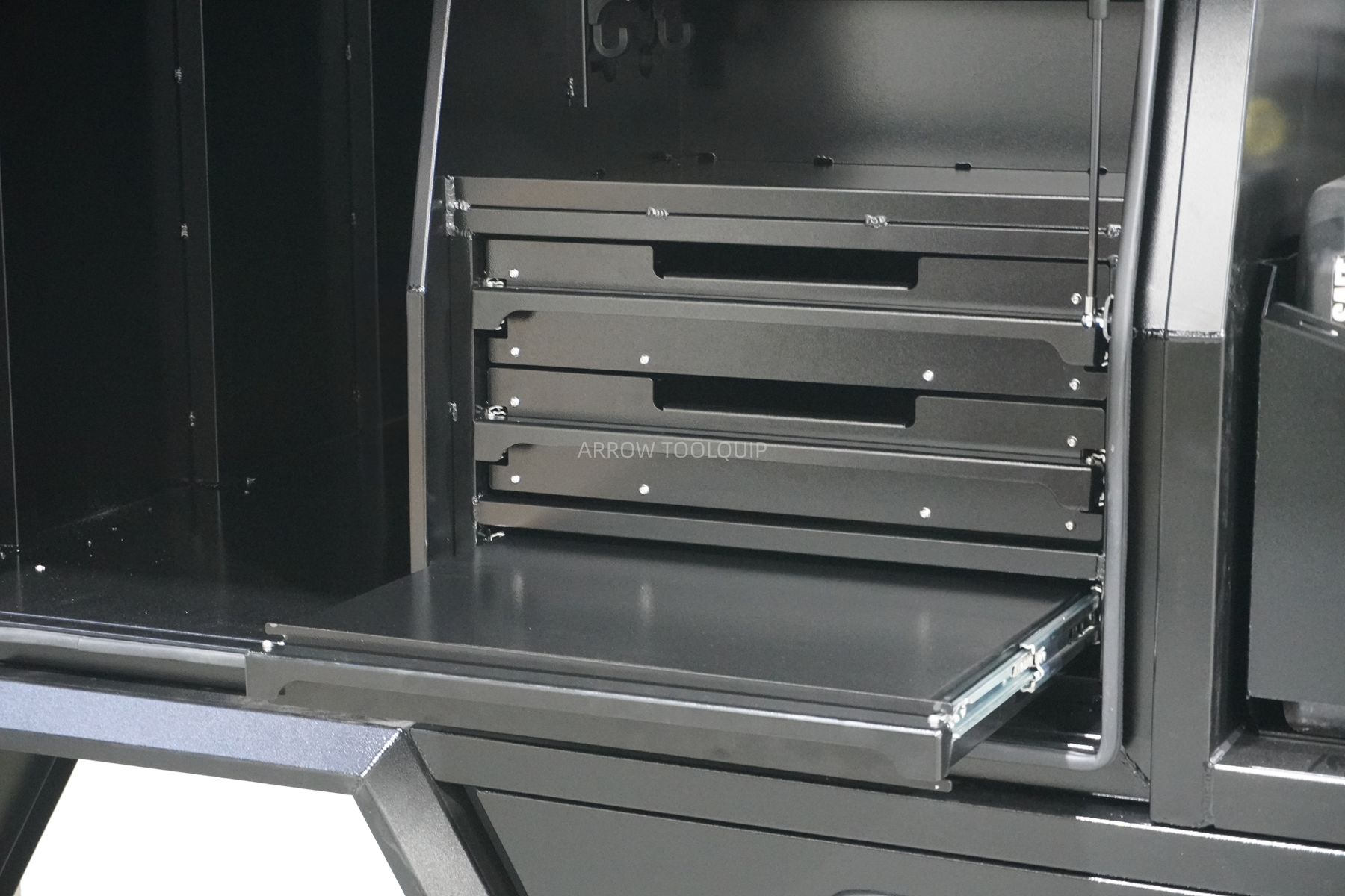 dual cab aluminium service body tray canopy'