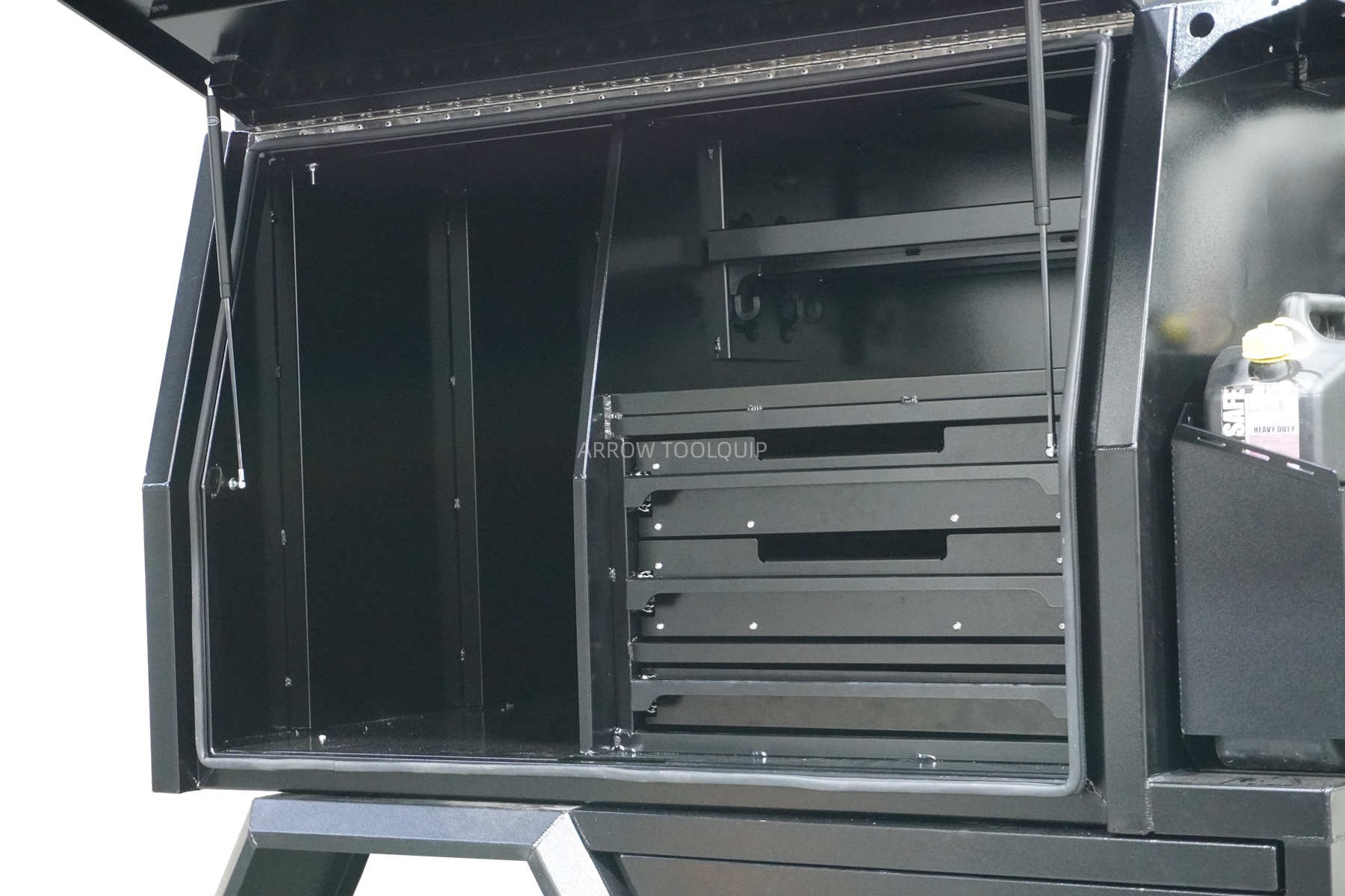 dual cab heavy duty tray canopy service body