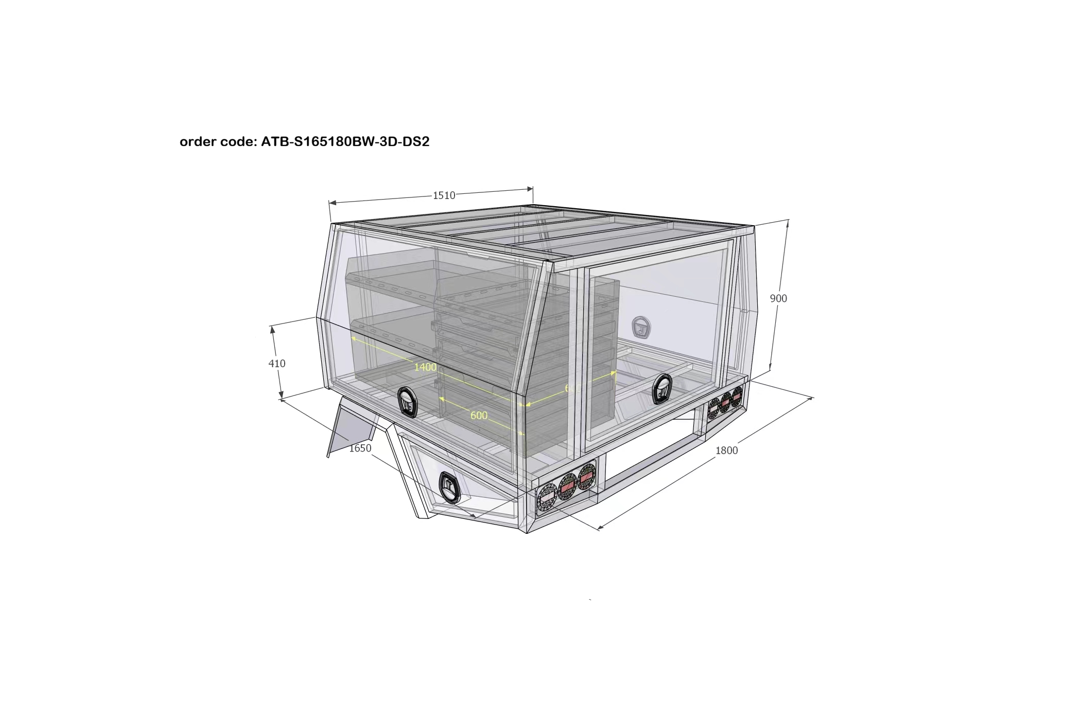 dual cab ute service body heavy duty