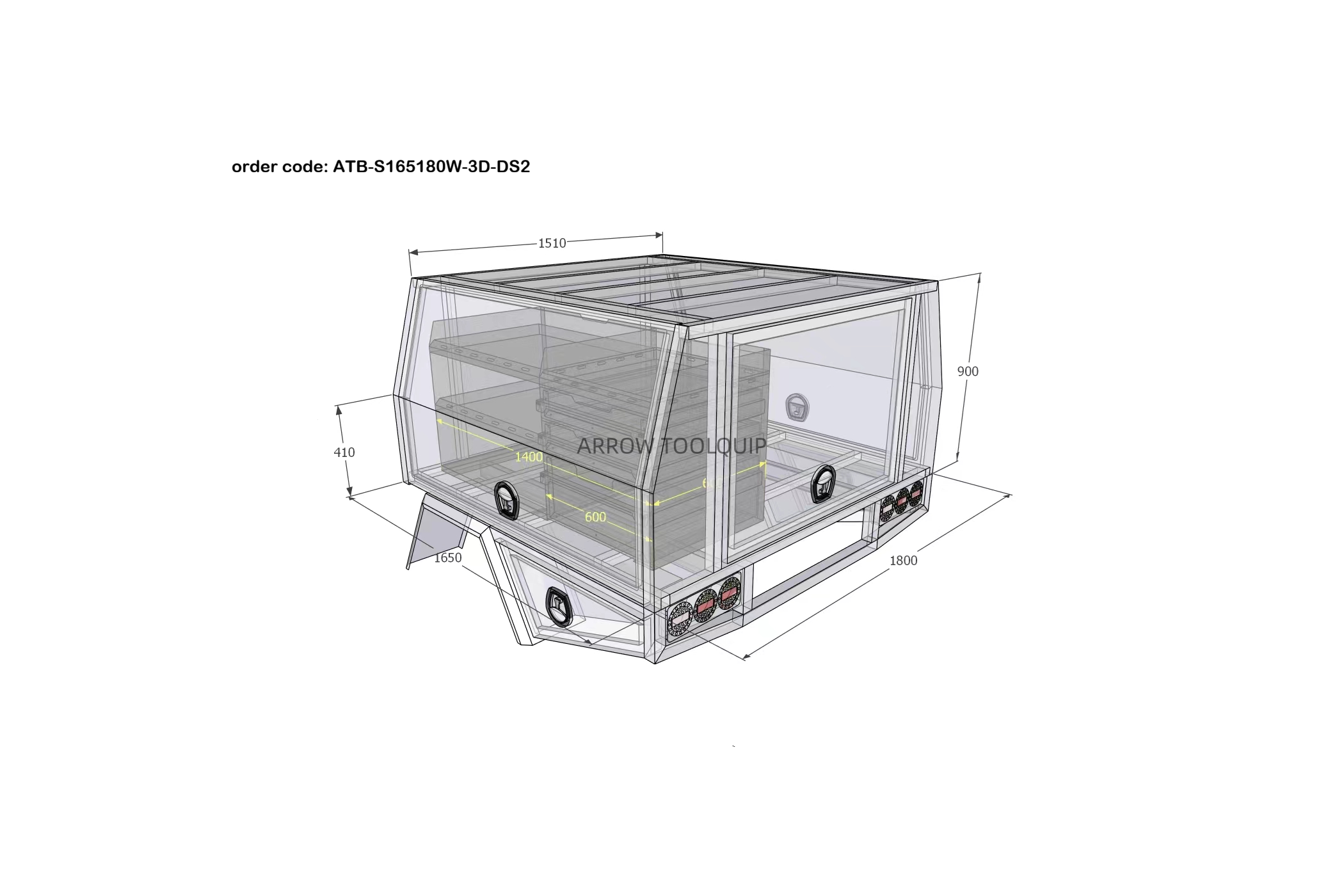 dual cab ute service body heavy duty