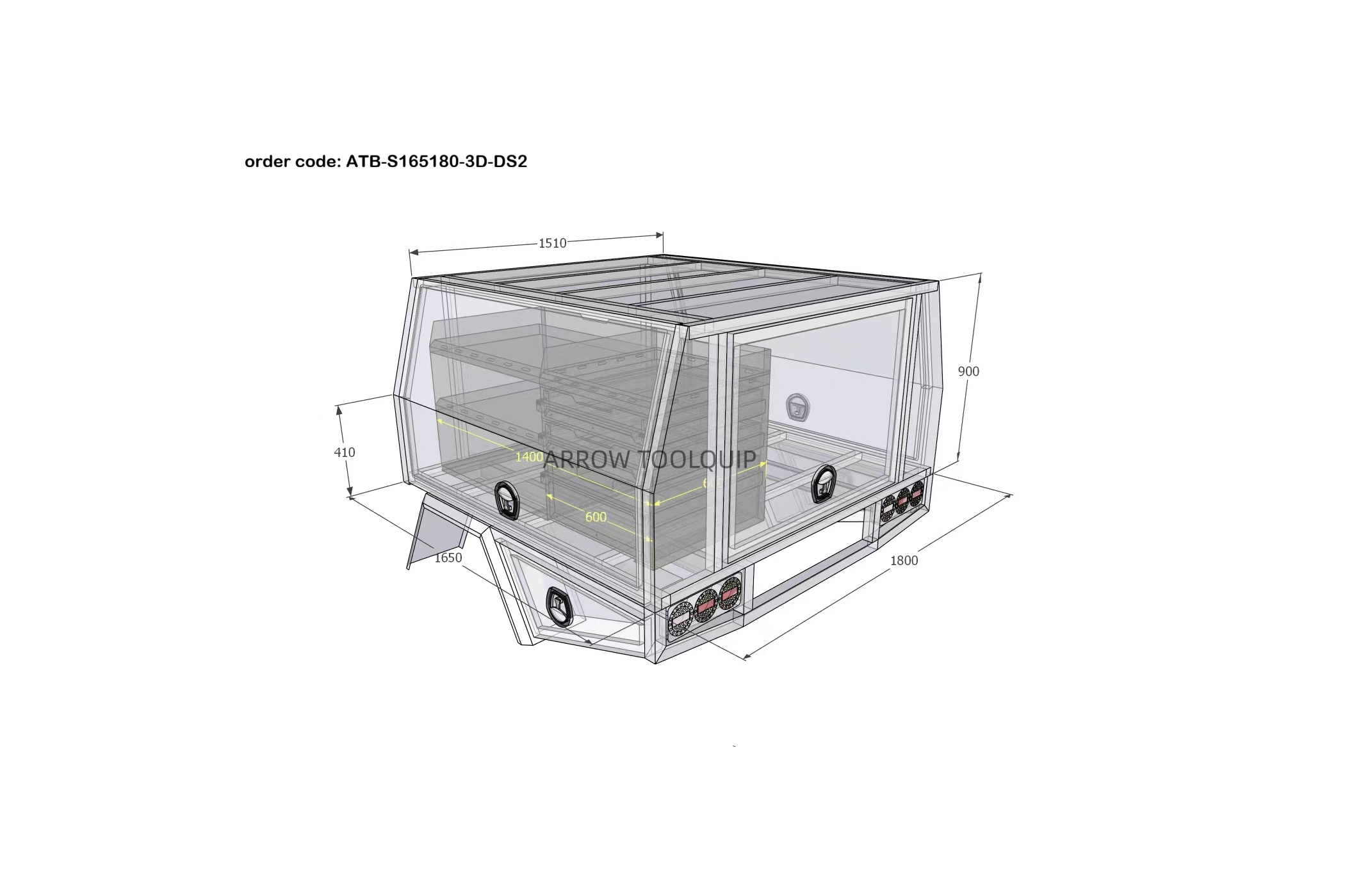 dual cab ute service body heavy duty
