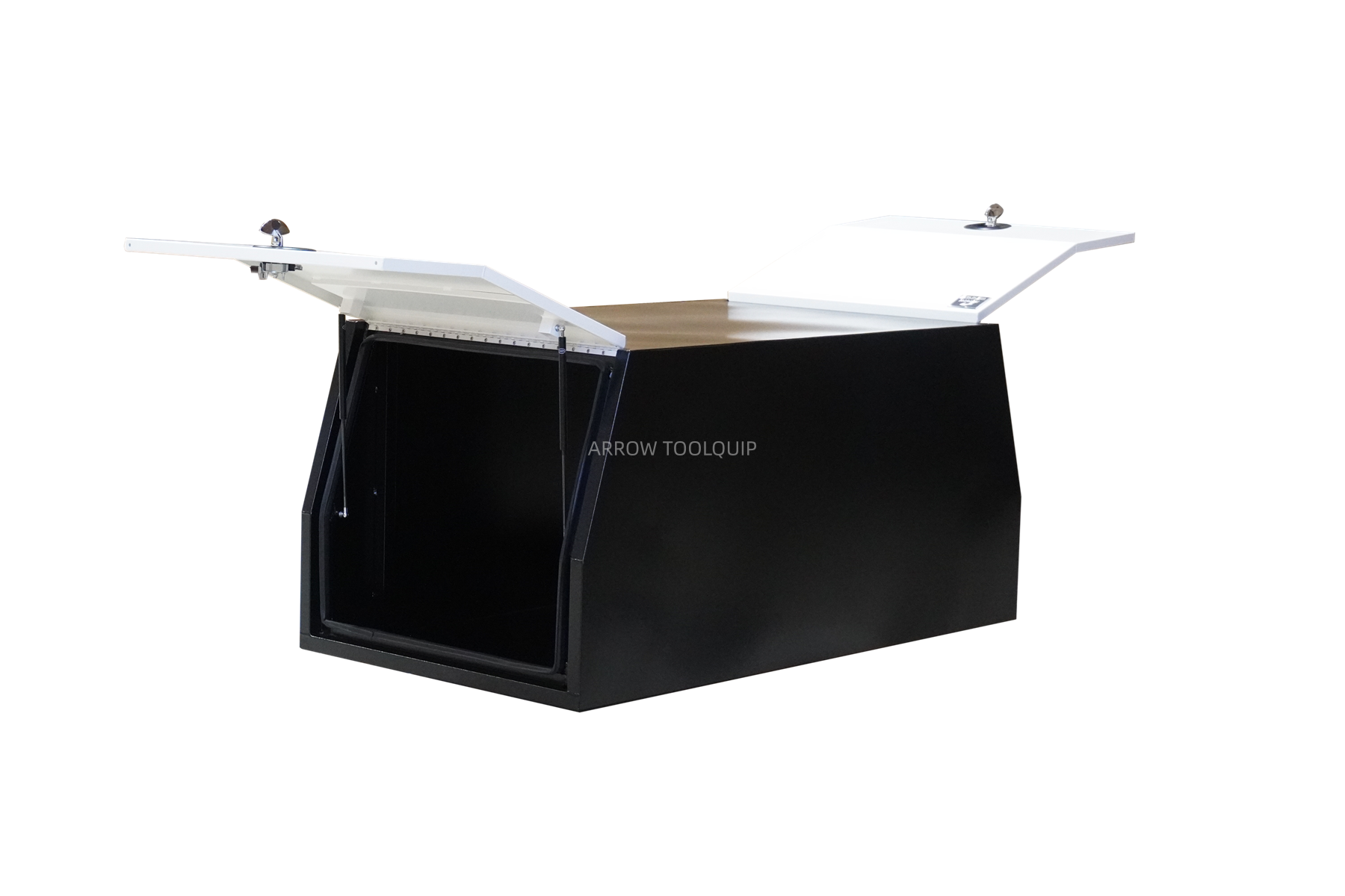 dual canopy part tray black white