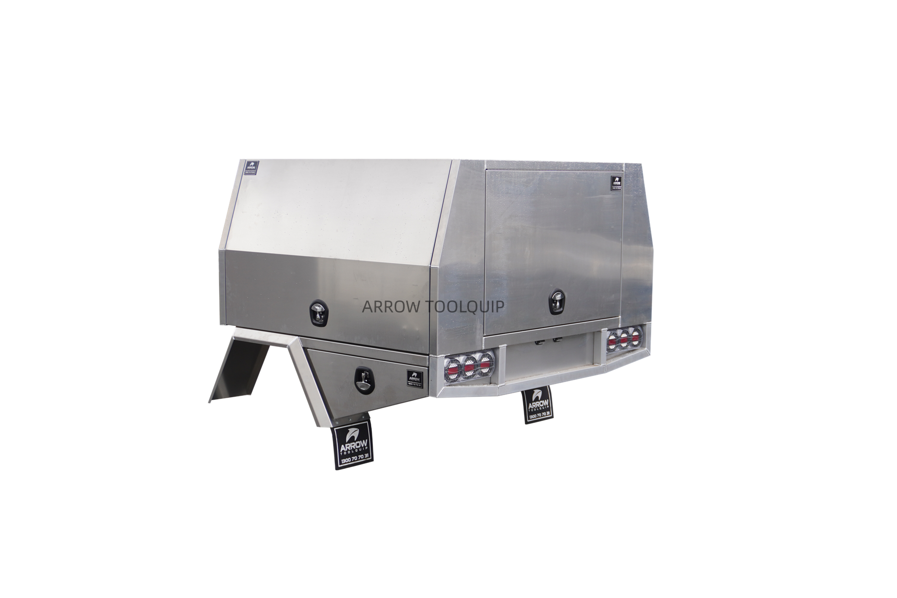 heavy duty service body tray canopy