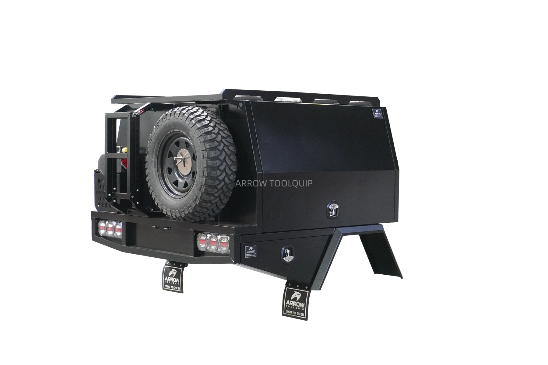 heavy duty service body tray canopy aluminium