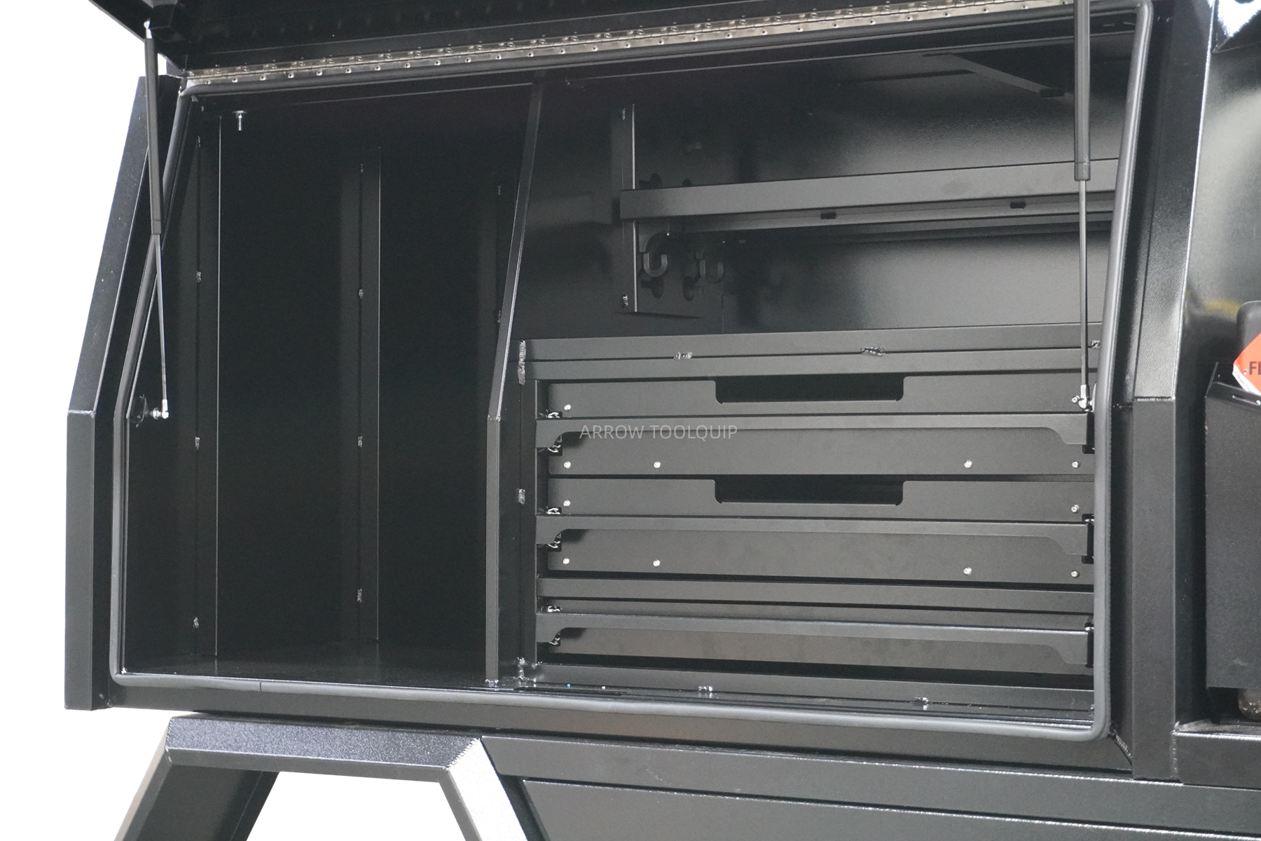 heavy duty service body tray canopy