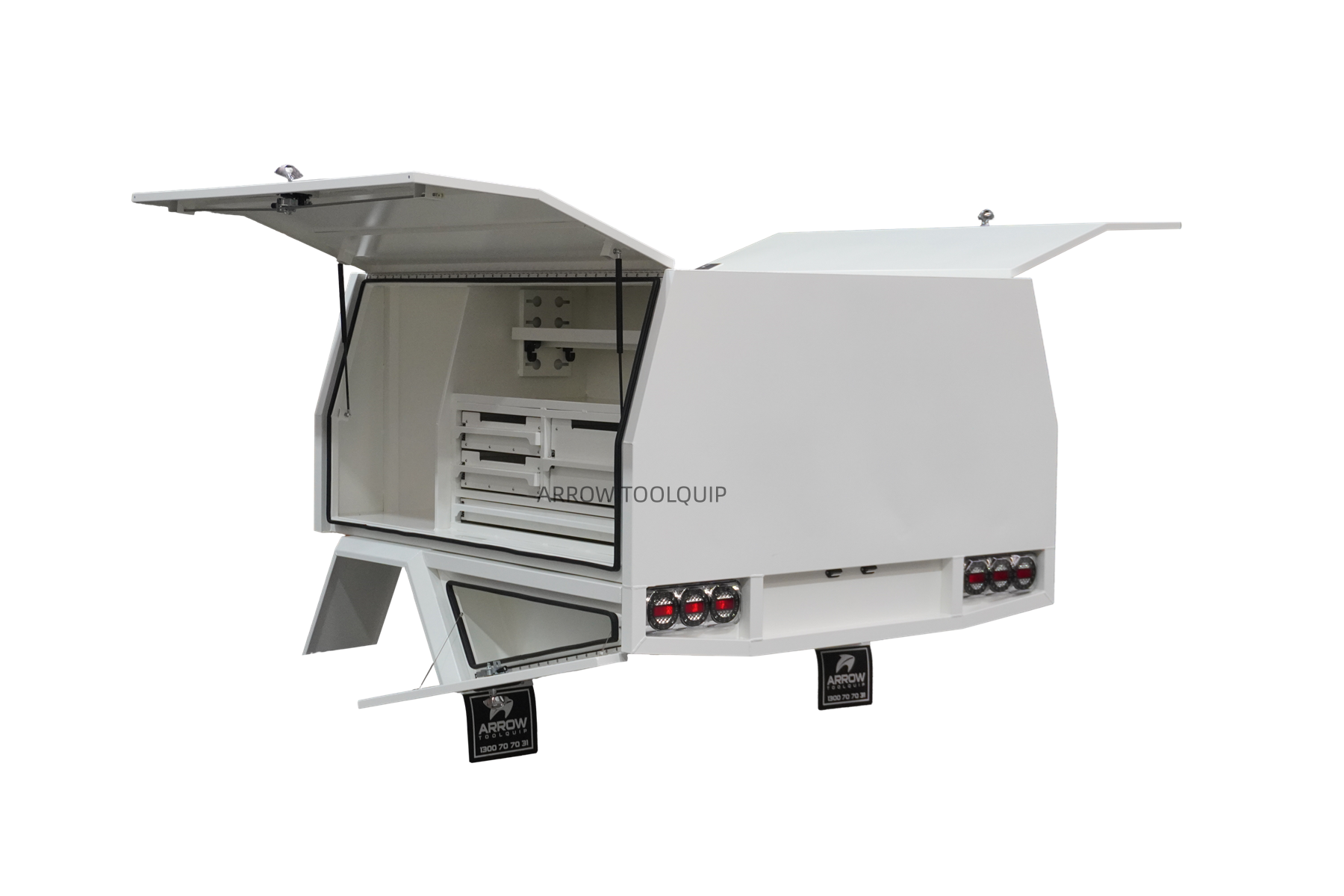 heavy duty tray canopy service body