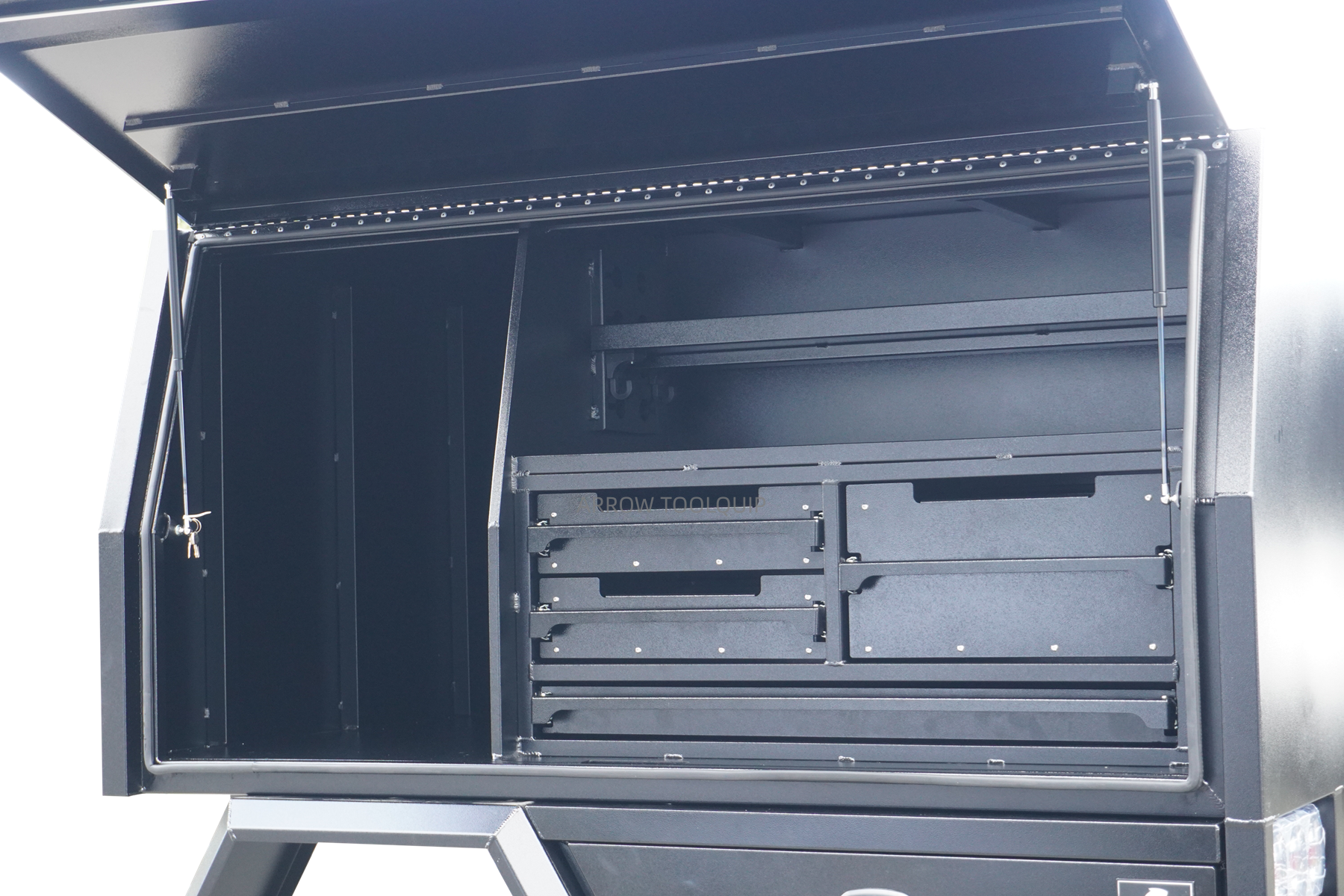 service body canopy black