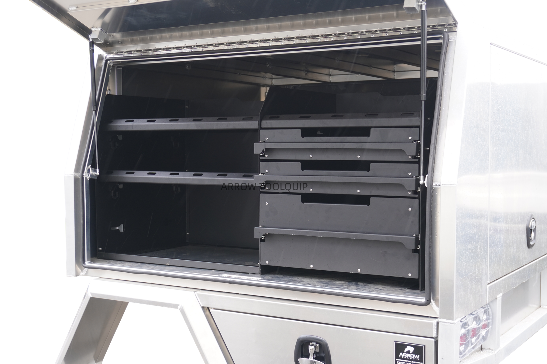 service body canopy tray aluminium