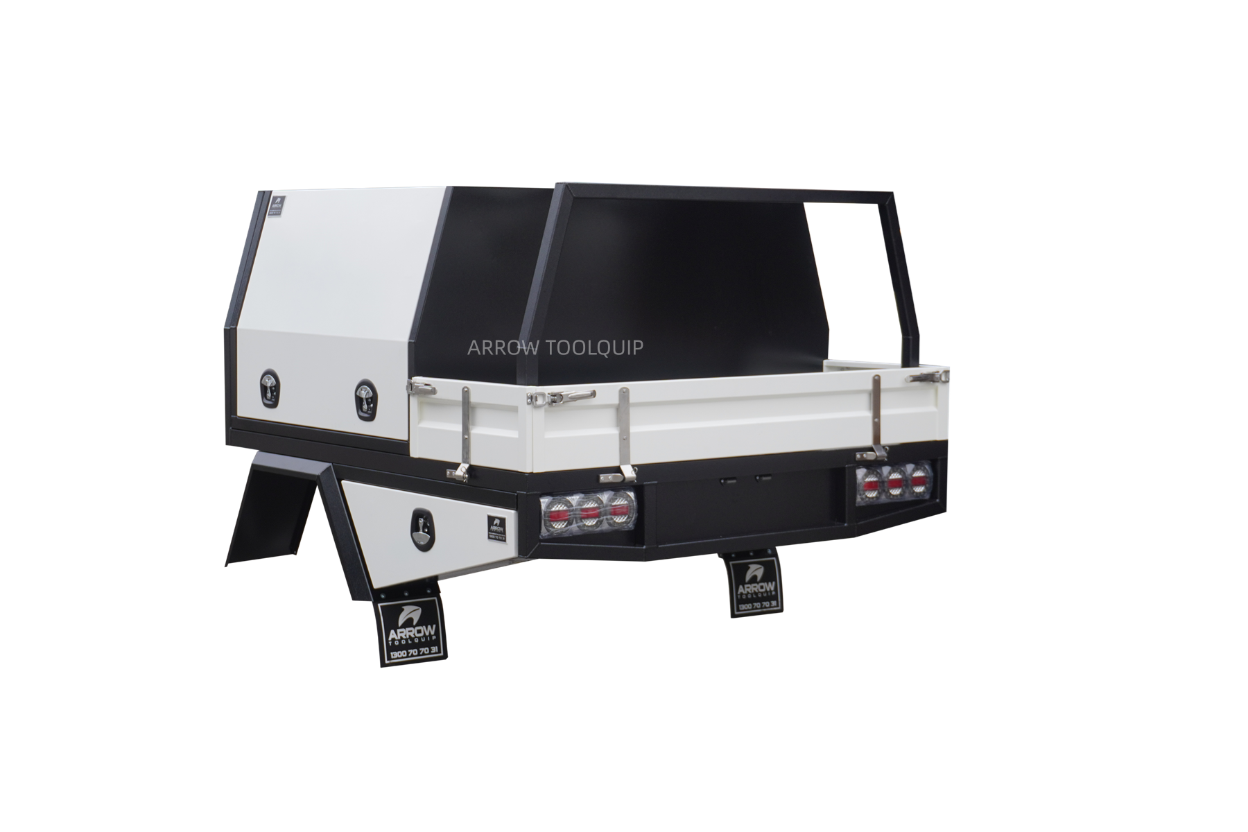 tray canopy black white