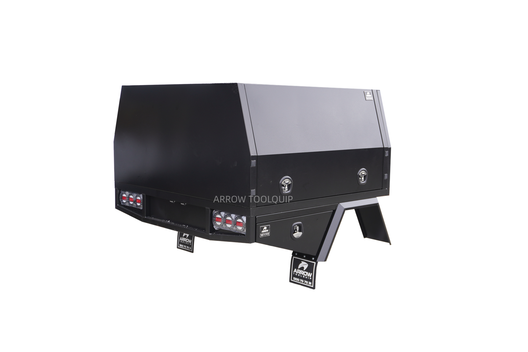 ute tray jack off canopy combo black