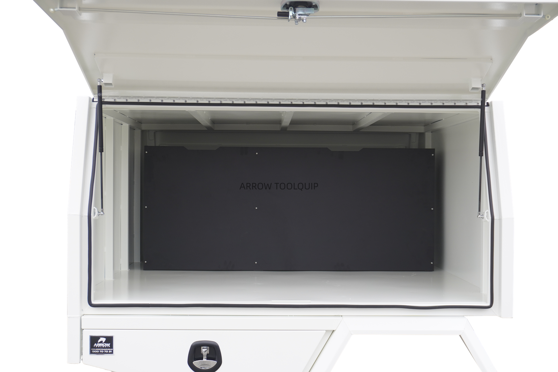 white canopy service body