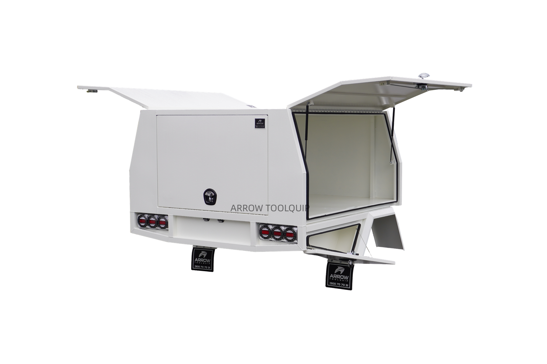 aluminium service body canopy toolbox