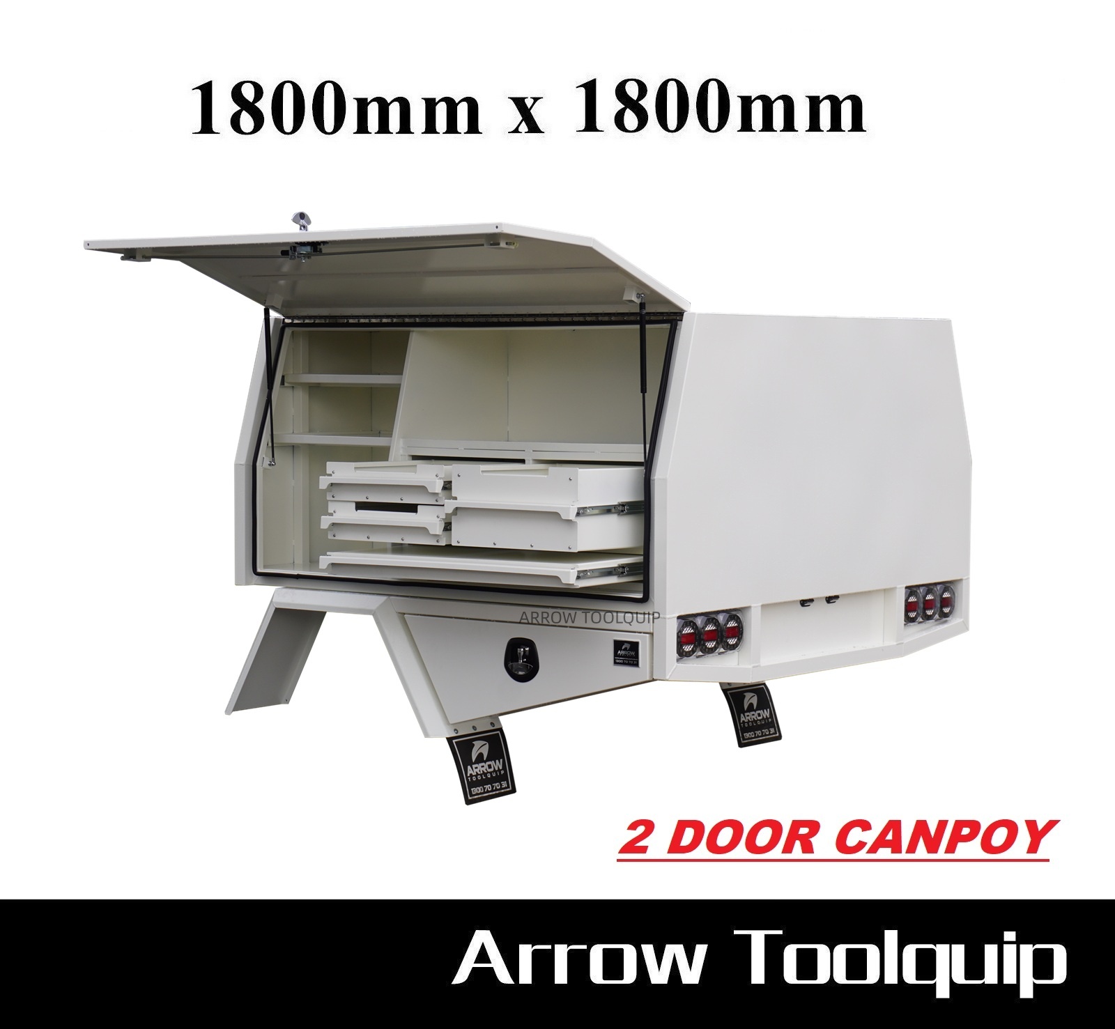 aluminium ute tray canopy service body