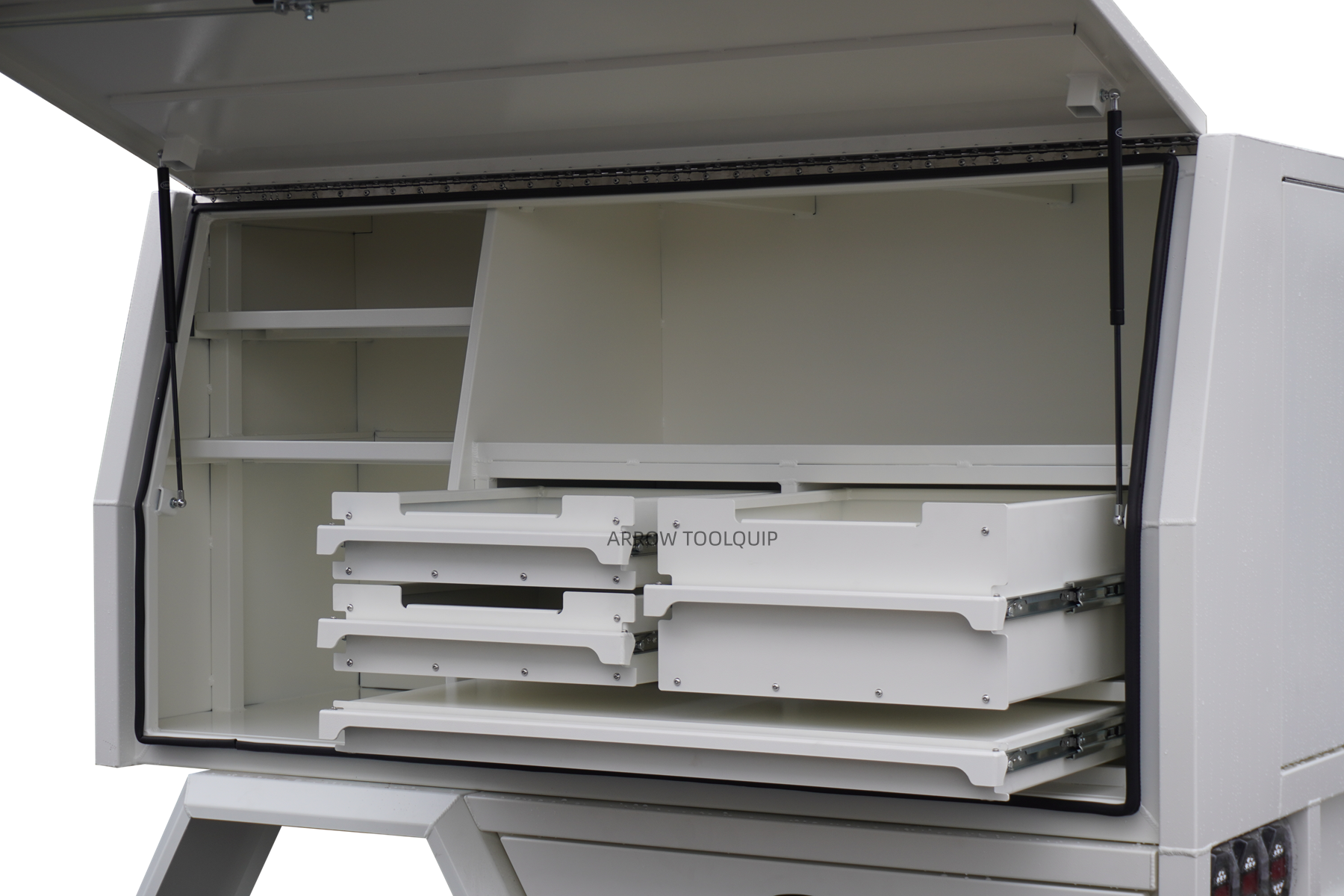 heavy duty aluminium service body white